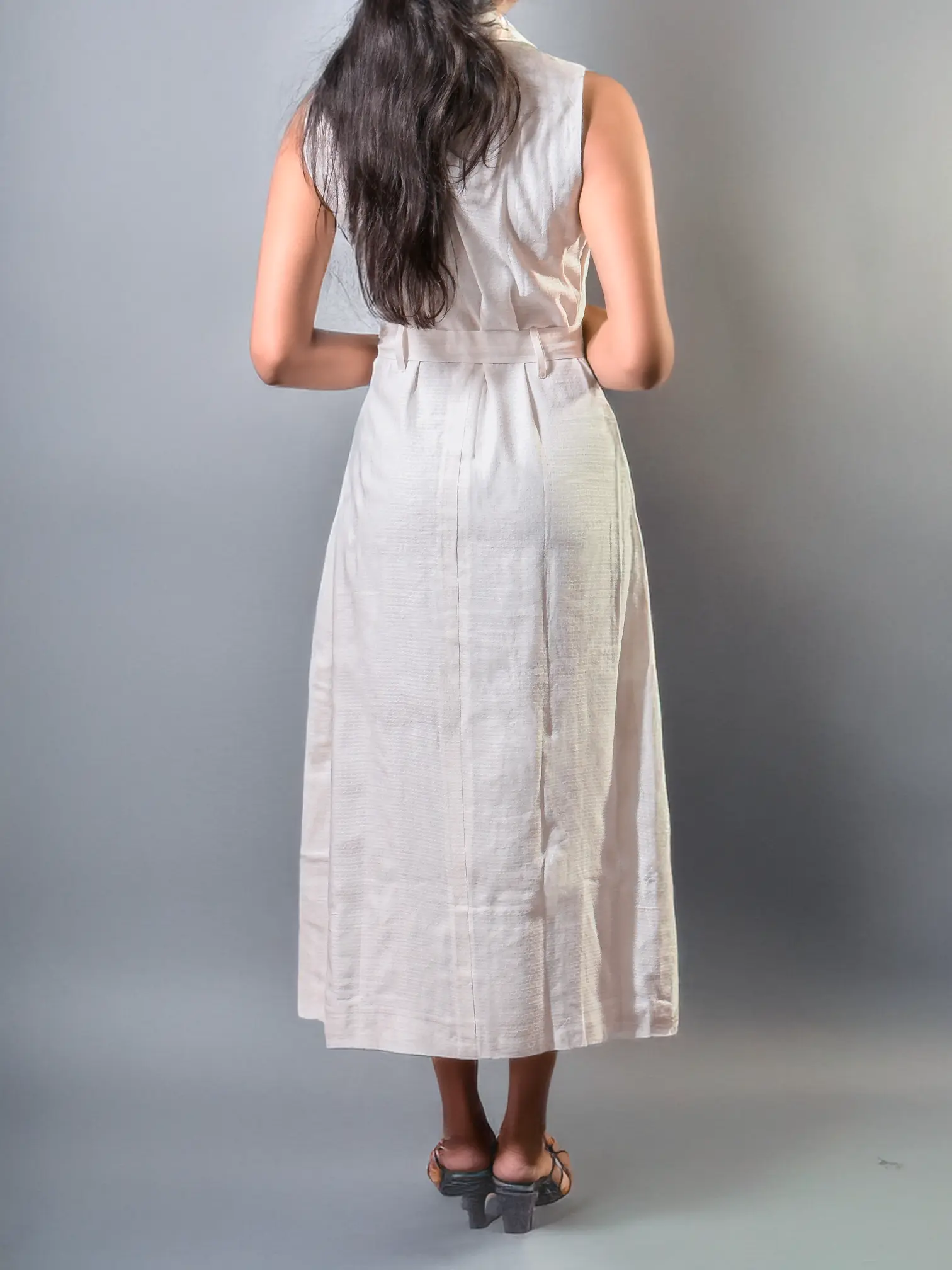 Moonlit Garden Off-Shoulder Flared Dress