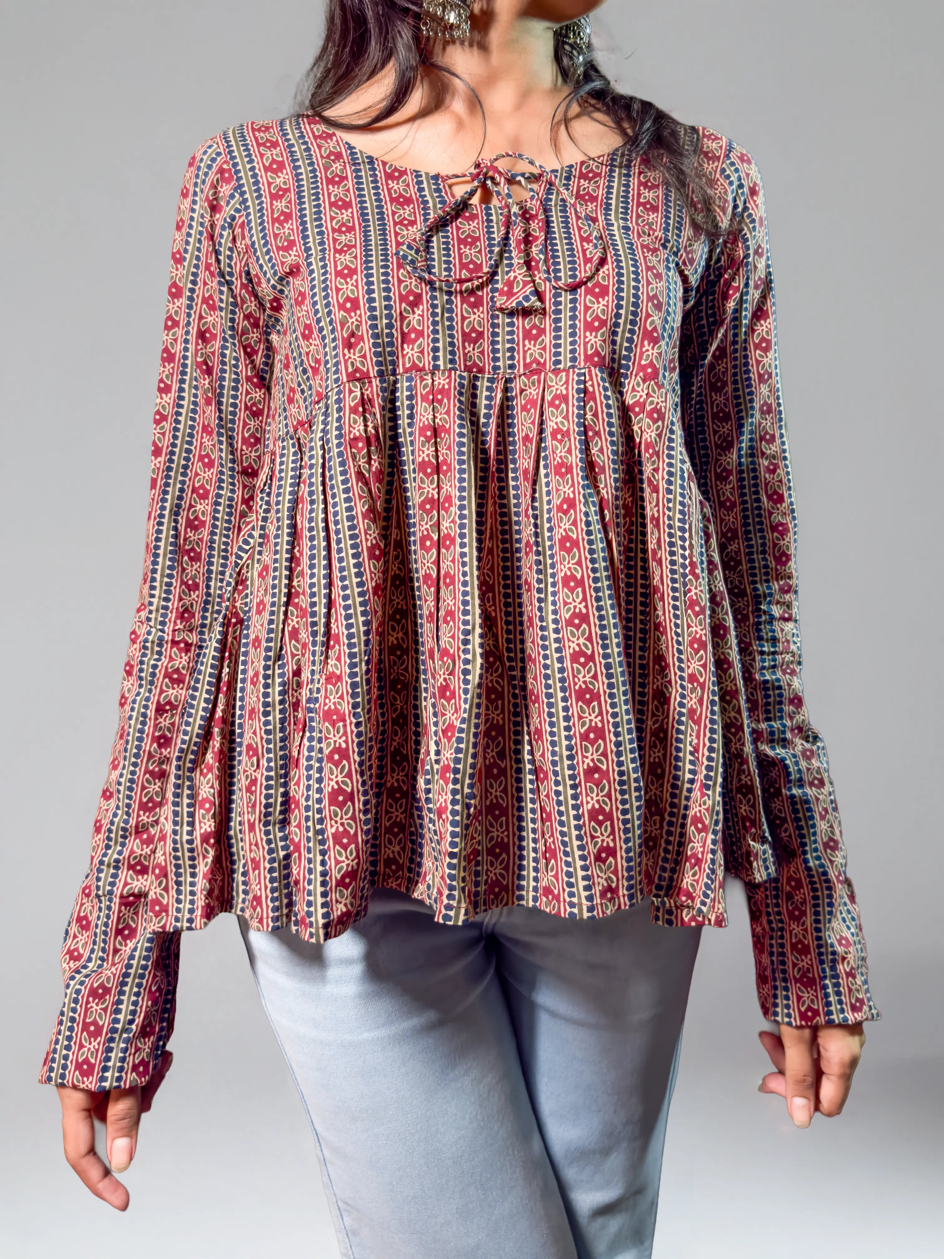 Printed Cotton Top